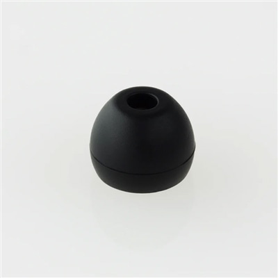 シリコンイヤーピース TYPE E Black ALLサイズ(各サイズx2)