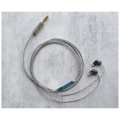 Vintage No.069 SAVILE / WAGNUS. Original 4.4mm 5-pole Plug EIR - ORO / Custom 2pin / ロゴ&イヤーコネクタアートワーク