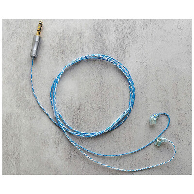 Nemophila (Cel) / WAGNUS. Original 4.4mm 5-pole Plug EIR - ORO / qdc / ロゴ&イヤーコネクタ ネモフィラアートワーク